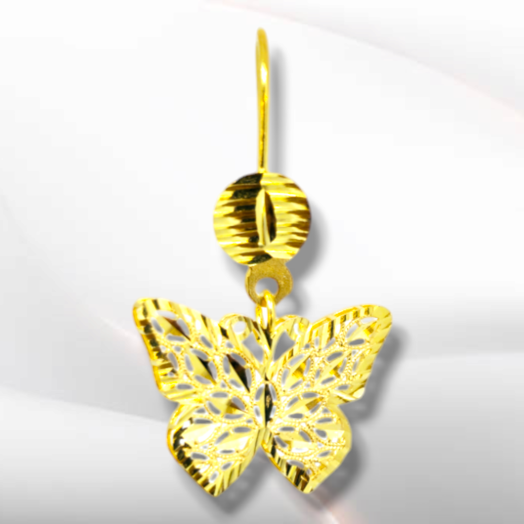 001 - Butterfly Necklace and Earrings